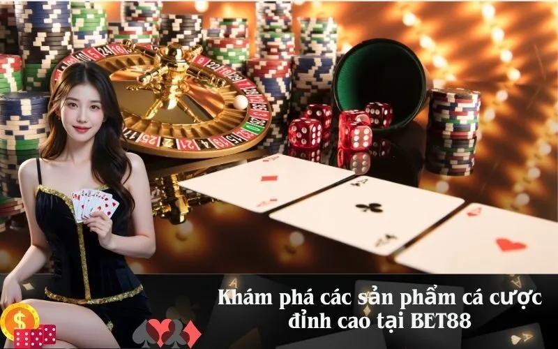 Khám phá các sản phẩm cá cược đỉnh cao tại BET88
